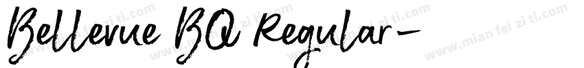 Bellevue BQ Regular字体转换